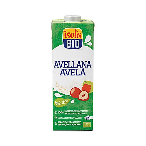 Bebida de avellanas con calcio BIO 1L ISOLA BIO