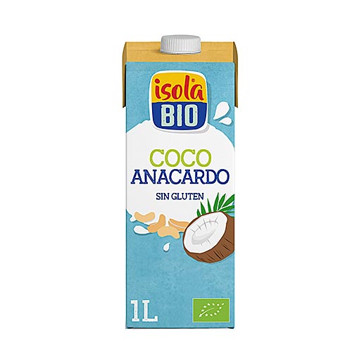 Bebida de coco y anacardo BIO 1L ISOLA BIO