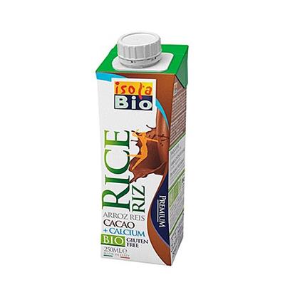 Bebida mini de arroz con cacao y calcio BIO 250ml ISOLA BIO