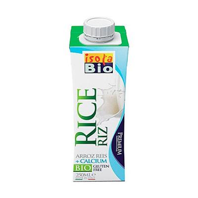 Bebida mini de arroz con calcio BIO 250ml ISOLA BIO