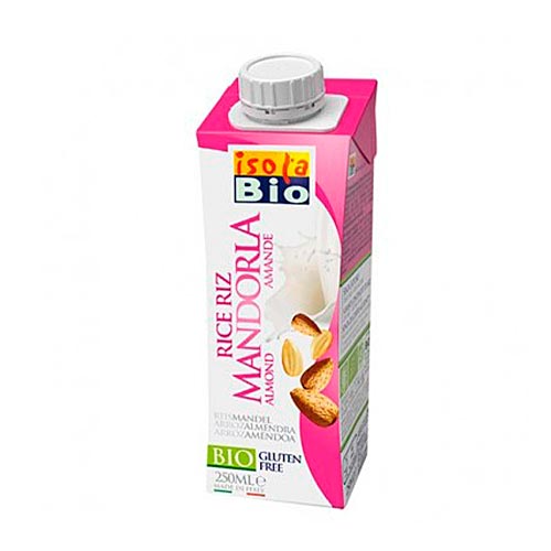Bebida mini de arroz y almendras BIO 250ml ISOLA BIO