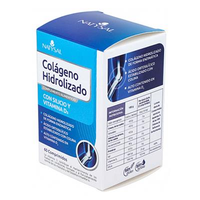 Colágeno hidrolizado con silicio y vit.D3 60comp NATYSAL