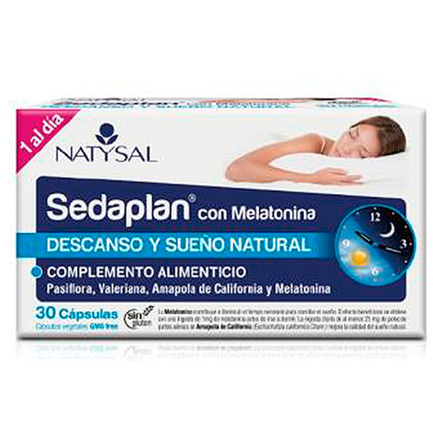 Sedaplán con melatonina 30caps NATYSAL