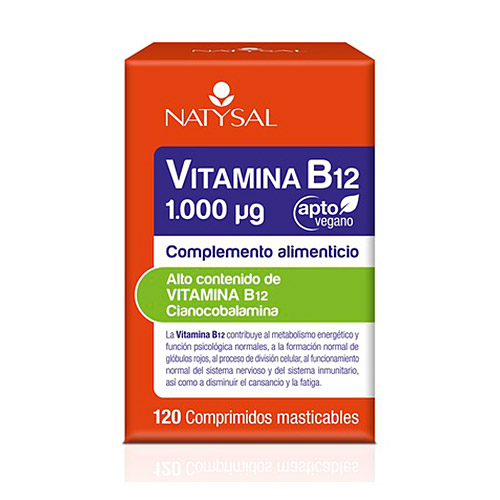 Vitamina B12 1.000mcg 120comp NATYSAL
