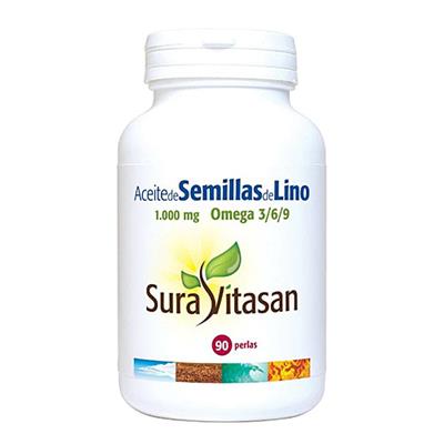 Aceite de lino 90 perlas SURA VITASAN