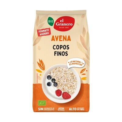 Copos suaves de avena integral BIO 1Kg EL GRANERO INTEGRAL