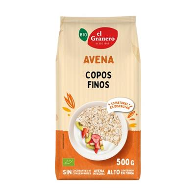 Copos suaves de avena integral BIO 500g EL GRANERO INTEGRAL