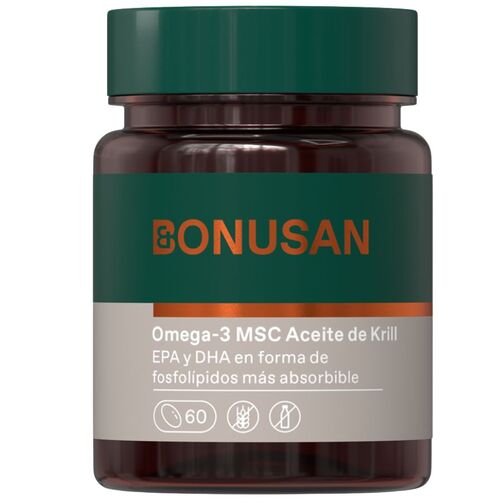 Omega-3 MSC Aceite de krill 60caps BONUSAN