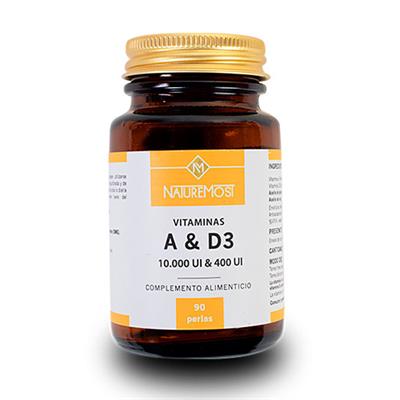 Vitaminas A&D3 250 perlas NATUREMOST
