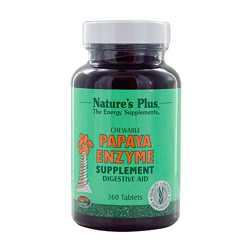 Papaya enzyme 360comp mastic NATURES PLUS