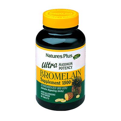 Ultra Bromelaina 1500mg 60comp NATURES PLUS