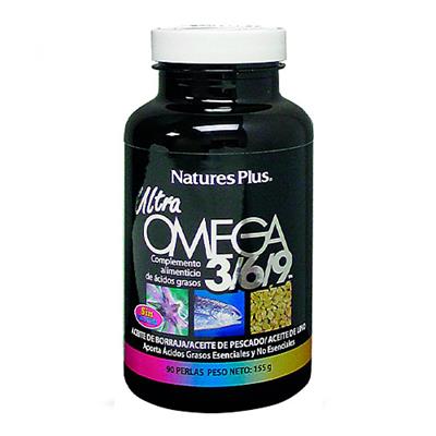 Ultra Omega 3/6/9 90 perlas NATURES PLUS