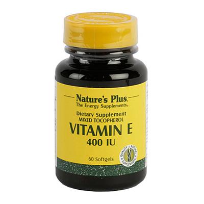 Vitamina E 400UI 60 perlas NATURES PLUS
