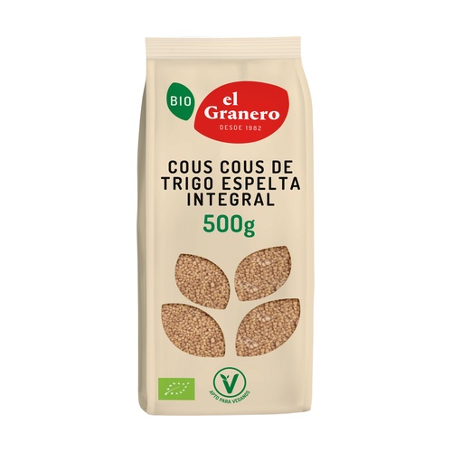 Cous cous de trigo y espelta integral BIO 500g EL GRANERO INTEGRAL