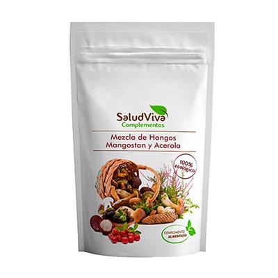 Mezcla de hongos y mangostan 125g SALUDVIVA