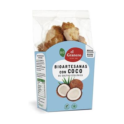 Galletas artesanas con coco BIO 220g EL GRANERO INTEGRAL