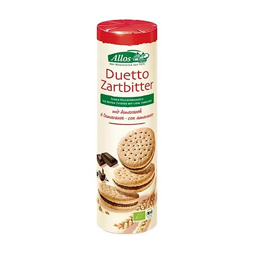 Galletas rellenas de chocolate negro BIO 330g ALLOS