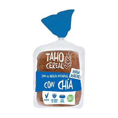 Pan de molde con chía y masa madre BIO TAHO CEREAL