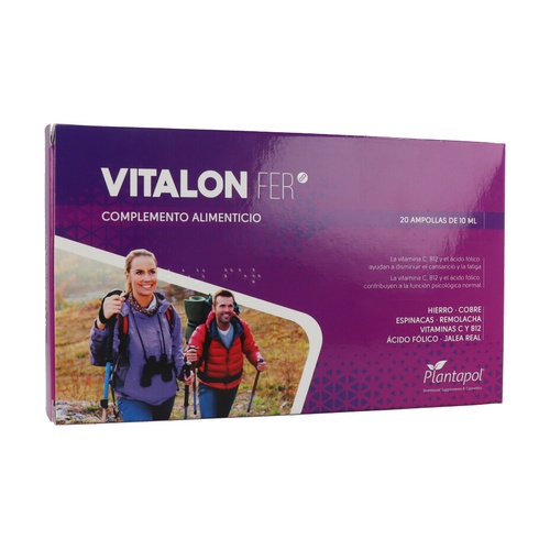 Vitalon Fer 20 ampollas PLANTAPOL