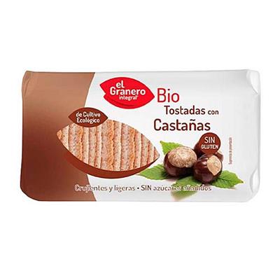 Tostadas de castaña sin gluten BIO 90g EL GRANERO INTEGRAL