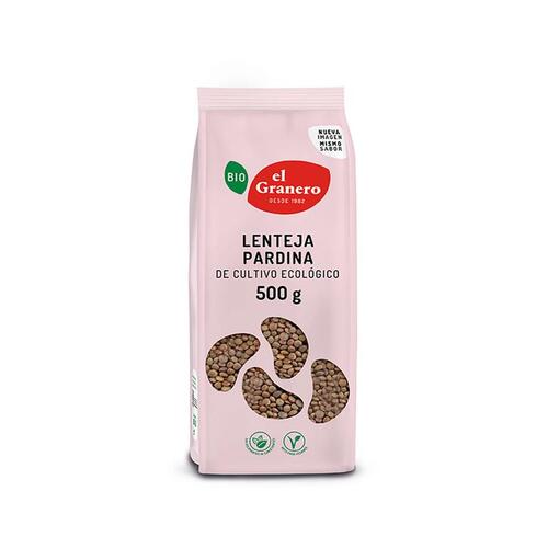 Lenteja pardina BIO 500g EL GRANERO INTEGRAL