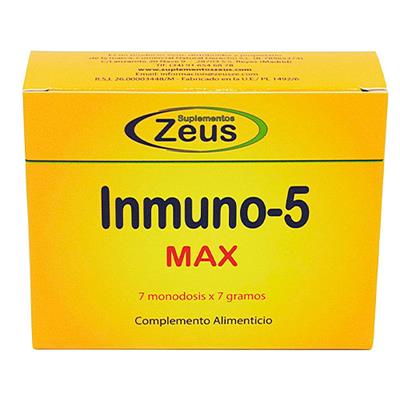 Inmuno-5 Max 7 sobres ZEUS
