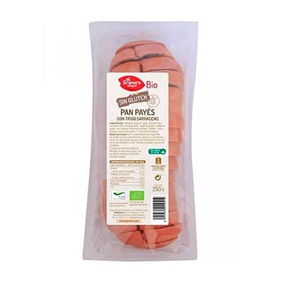 Pan payés con trigo sarraceno sin gluten BIO 250g EL GRANERO INTEGRAL