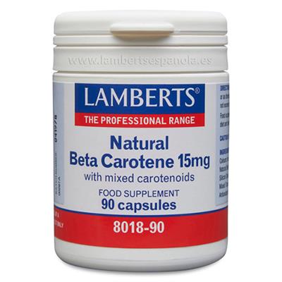 Beta caroteno natural 15mg 90tabl LAMBERTS
