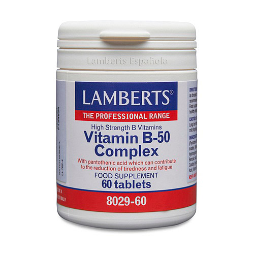 Complejo de vitaminas B-50 60tabl LAMBERTS