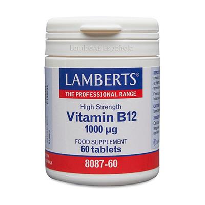 Vitamina B12 1000µg 60tabl LAMBERTS