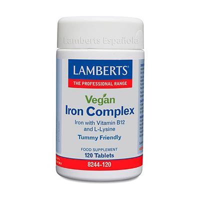 Complejo de hierro vegano 120tabl LAMBERTS