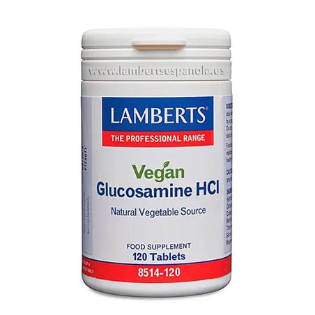 Glucosamina vegetariana HCI 750mg 120tabs LAMBERTS