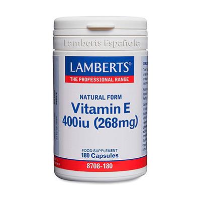 Vitamina E Natural 400UI 180caps LAMBERTS