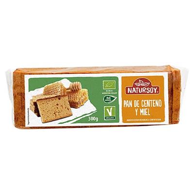 Pan de centeno y miel 300g NATURSOY