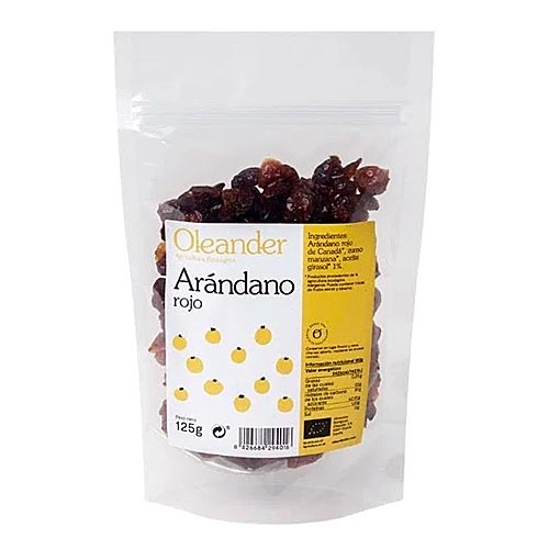 Arándano deshidratado BIO 125g OLEANDER