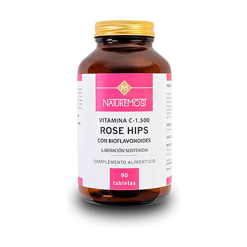 Vitamina C Rose Hips 1500mg NATUREMOST