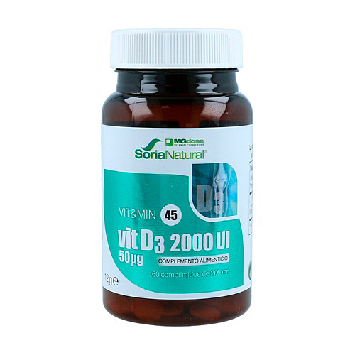 Vit D3 2000UI 60comp SORIA NATURAL