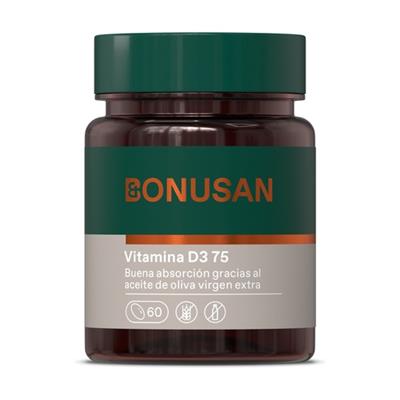 Vitamina D3 75 3000 60caps BONUSAN