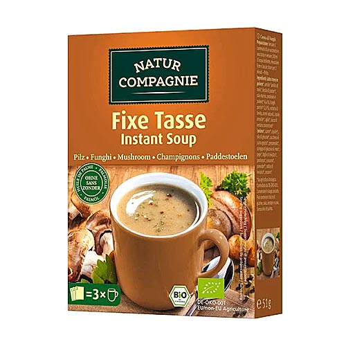 Sopa instantánea de champiñones BIO 3x17g NATUR COMPAGNIE