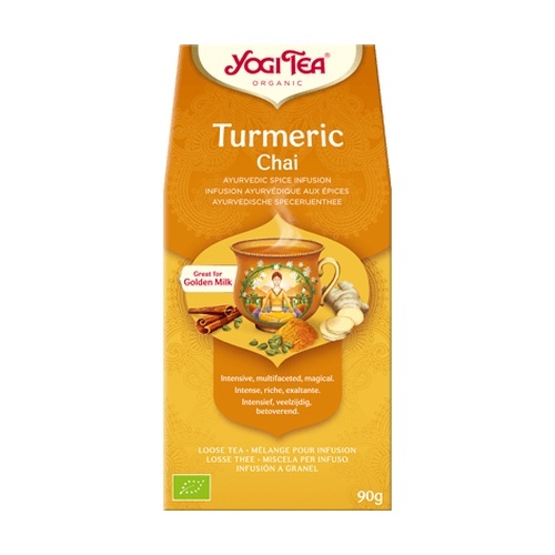 Infusión cúrcuma chai BIO 90g YOGI TEA