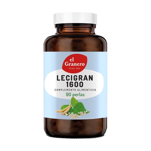 Lecigran 1600 (Lecitina de soja) 90caps 1600mg EL GRANERO INTEGRAL