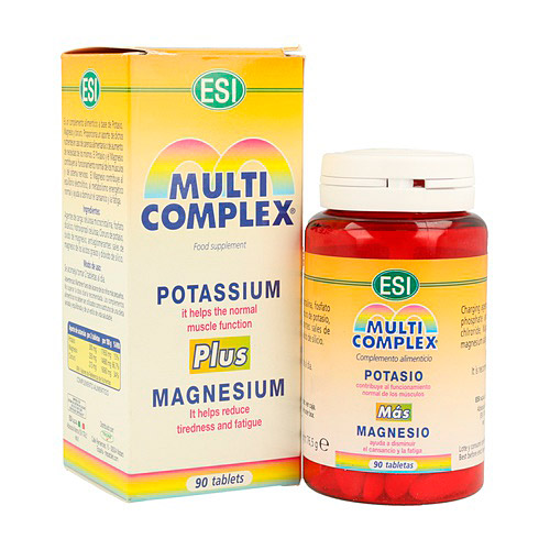 Multicomplex potasio-magnesio 90tabl ESI