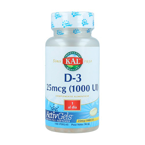 Super D3 4000UI 100 perlas KAL