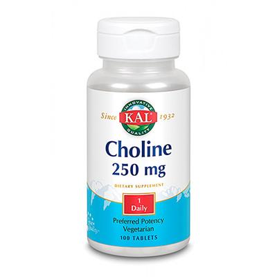 Choline 250mg 100comp KAL