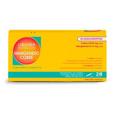 Manganeso-Cobre 12 28 ampollas LABCATAL