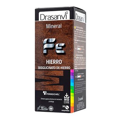 Mineral Bisglicinato Hierro Ferrochel 90comp DRASANVI