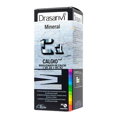 Mineral Calcio Vitamina D3+K2 90comp DRASANVI