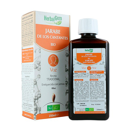 Jarabe cantantes 250ml HERBALGEM