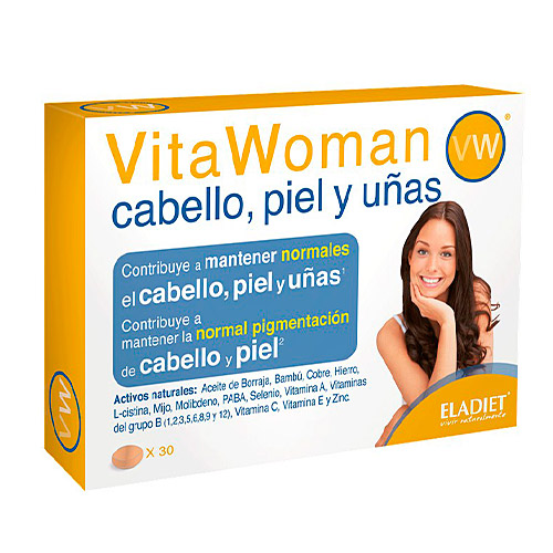 Vitawoman cabello y uñas 30comp ELADIET
