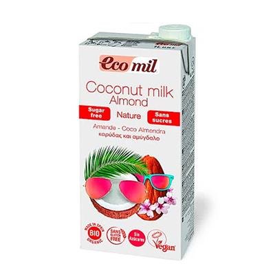 Bebida de coco nature sin azúcar 1L ECOMIL